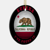 CALIFORNIA EUREKA STATE FLAG KERAMISCH ORNAMENT (Rechts)