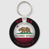 CALIFORNIA EUREKA STATE FLAG SLEUTELHANGER (Voorkant)