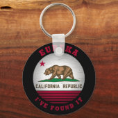 CALIFORNIA EUREKA STATE FLAG SLEUTELHANGER (Voorkant)