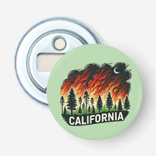 CALIFORNIA FIRE SLEUTELHANGER BUTTON FLESOPENER