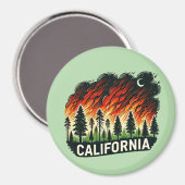 CALIFORNIA FIRE SLEUTELHANGER MAGNEET (Voorkant / Achterkant)