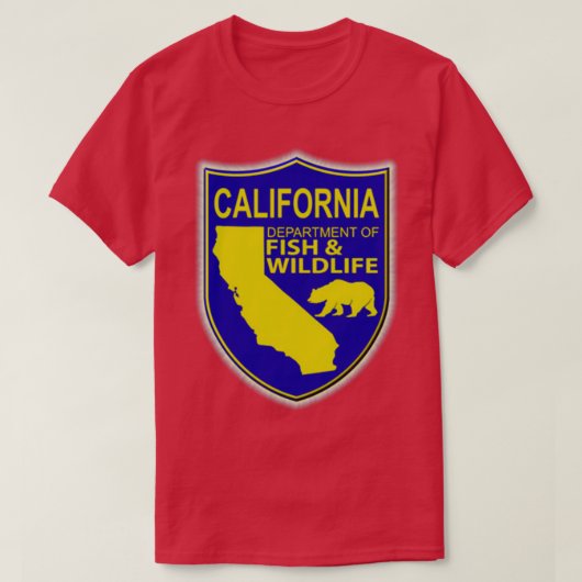 California Fish amp Wildlife T-shirt (Design voorkant)