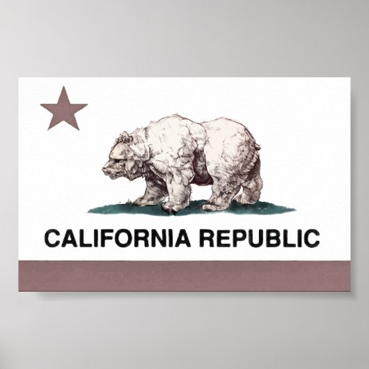 California_Flag2 Poster (Voorkant)