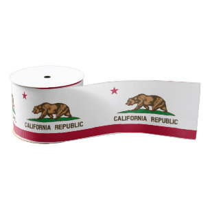 California Flag & America States Verenigde Staten  Grosgrain Lint