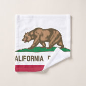 CALIFORNIA FLAG BAD HANDDOEK (Wasdoekje)