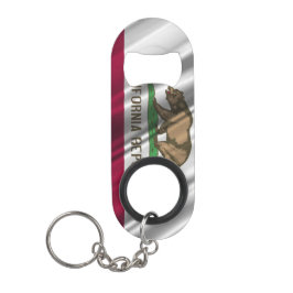 California Flag Bottle Open Sleutelhanger Mini Flessenopener