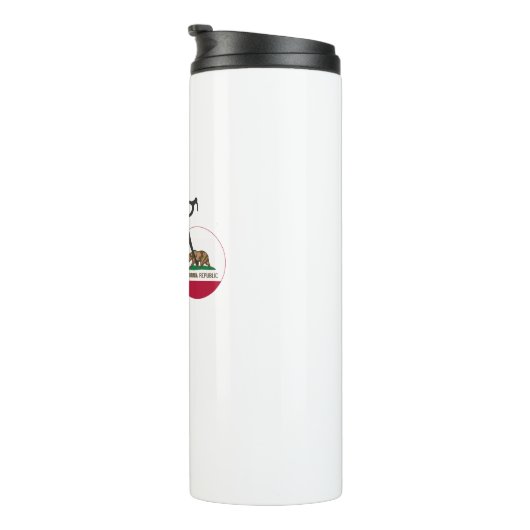 California Flag Cycling Thermosbeker (Geroteerd rechts)