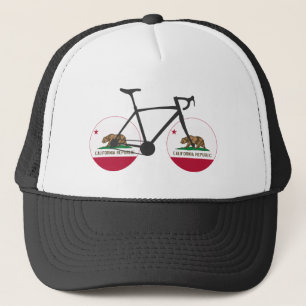 California Flag Cycling Trucker Pet