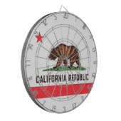 CALIFORNIA FLAG Dart Board Dartbord (Voorkant Links)