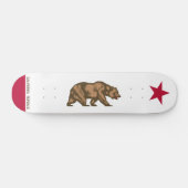California Flag - Deconstructed Persoonlijk Skateboard (Horizontaal)
