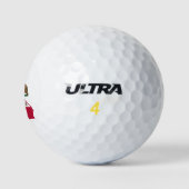 California Flag Design Golfballen (Logo)