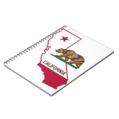 California Flag Design Notitieboek (Linkerzijde)