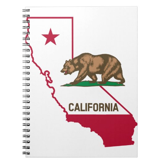 California Flag Design Notitieboek (Voorkant)