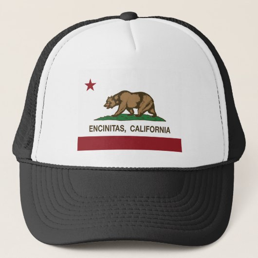 california flag encinitas trucker pet (Voorkant)