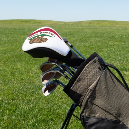 CALIFORNIA FLAG GOLFHEADCOVER (Insitu)