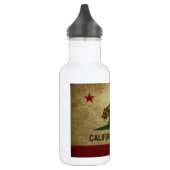 California Flag Grunge Waterfles (Links)
