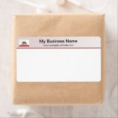 California Flag Header Verzendlabel (Insitu)