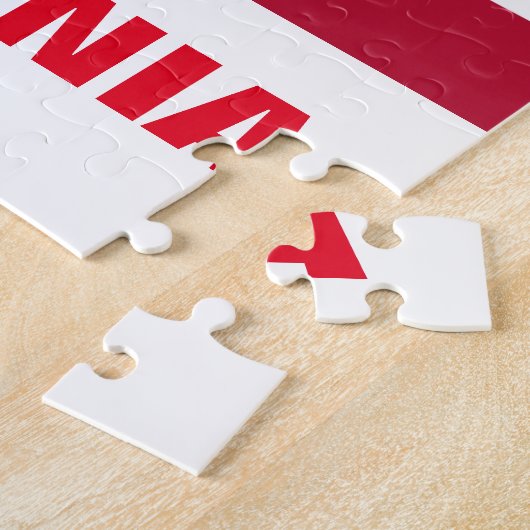 CALIFORNIA FLAG LEGPUZZEL (Zijkant)