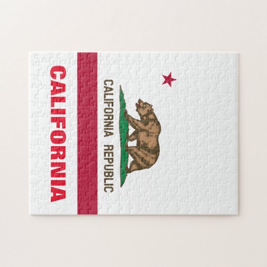 CALIFORNIA FLAG LEGPUZZEL (Horizontaal)