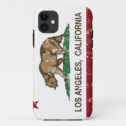 california flag los angeles nood Case-Mate iPhone case (Achterkant)
