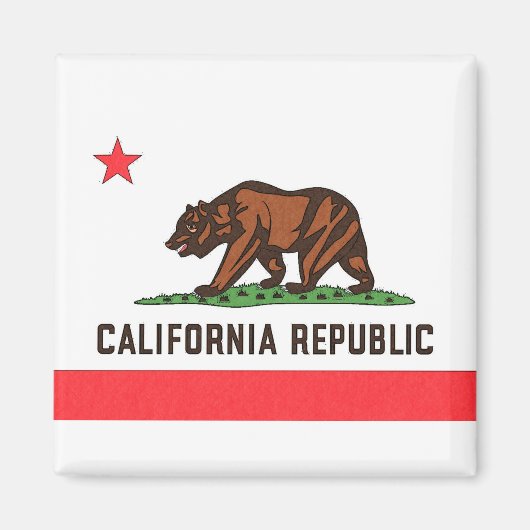 CALIFORNIA FLAG MAGNEET (Voorkant)
