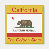 California Flag Magnet (Voorkant)