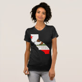 California Flag Map T-shirt (Voorkant volledig)