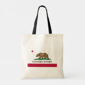 California Flag Mini Canvas tas (Achterkant)