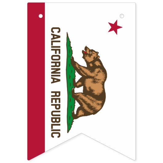 California Flag Party, Banners bunting / Weddings (Eerste vlag)