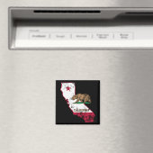 California Flag Patriotic Magneet (Insitu (Vaatwasser))