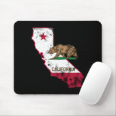 California Flag Patriotic Muismat (Met muis)