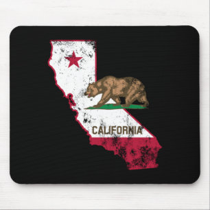 California Flag Patriotic Muismat