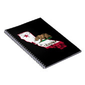 California Flag Patriotic Notitieboek (Rechterzijde)
