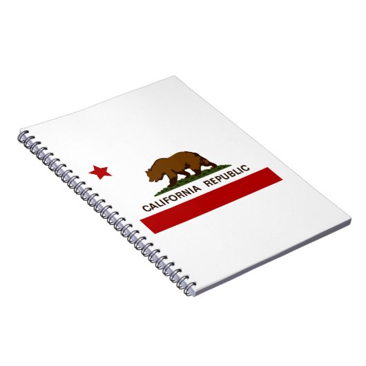 California Flag Patriotic Notitieboek (Rechterzijde)