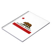 California Flag Patriotic Notitieboek (Linkerzijde)