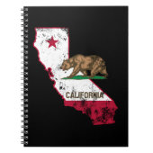 California Flag Patriotic Notitieboek (Voorkant)