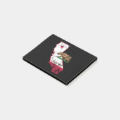 California Flag Patriotic Post-it® Notes (Schuin)