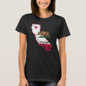 California Flag Patriotic T-shirt (Voorkant)