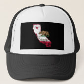 California Flag Patriotic Trucker Pet (Voorkant)
