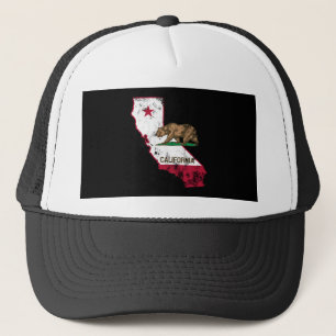 California Flag Patriotic Trucker Pet