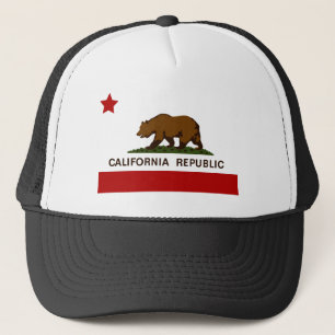 California Flag Patriotic Trucker Pet