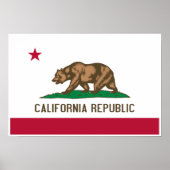 California Flag Print (Voorkant)