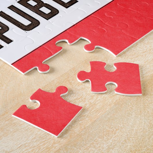 CALIFORNIA FLAG Puzzle Legpuzzel (Zijkant)