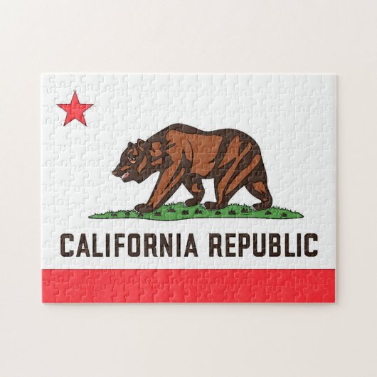 CALIFORNIA FLAG Puzzle Legpuzzel (Horizontaal)