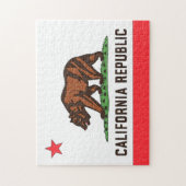 CALIFORNIA FLAG Puzzle Legpuzzel (Verticaal)