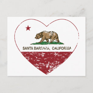 california flag santa barbara hearings . briefkaart