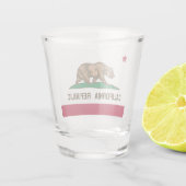 CALIFORNIA FLAG SHOT GLAS (Achterkant)