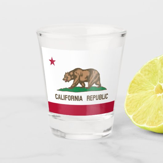 CALIFORNIA FLAG SHOT GLAS (Voorkant)