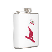 California Flag Snowboard Heupfles (Rechts)