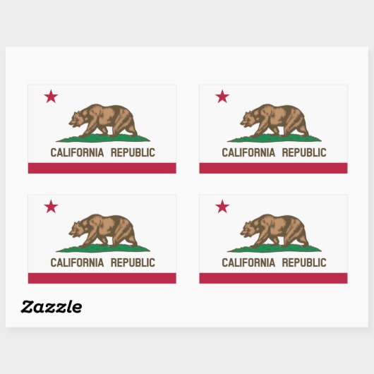California Flag Sticker (Vel)